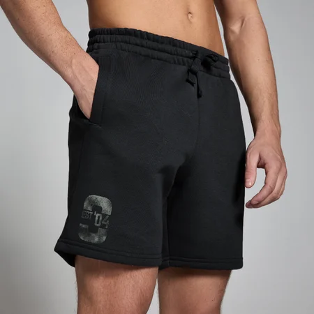 MP Origin Graphic Sweatshorts til mænd – Washed Black