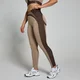 MP Contrast Rib Seamless Leggings til kvinder – Cashmere/Espresso
