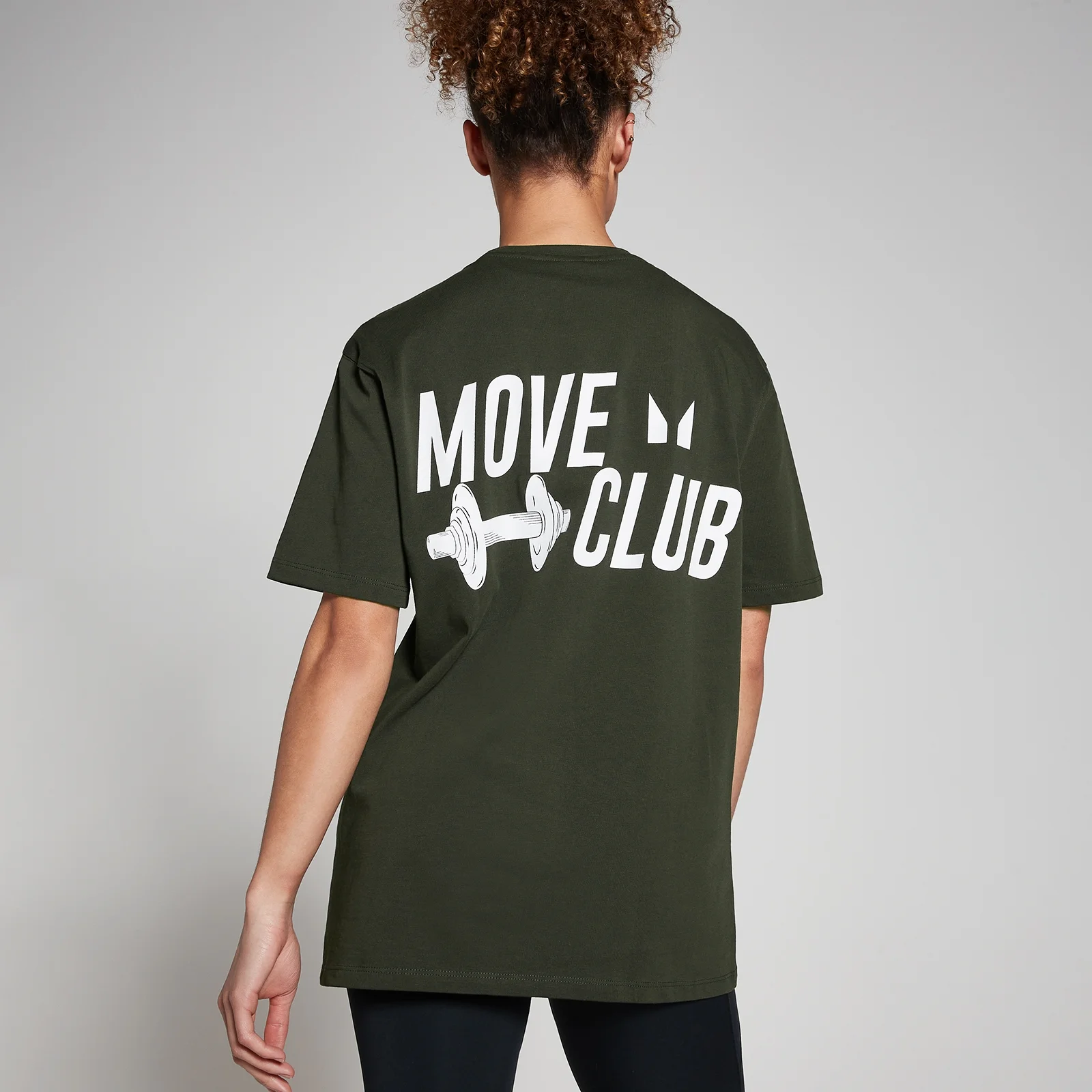 MP Oversized Move Club T-Shirt – Forest Green - XXL-XXXL Billede 1