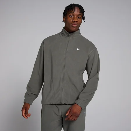 MP Zip Through Fleece til mænd – Gun Metal