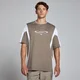 MP Tempo Contrast Retro Oversized T-shirt til mænd – Espresso