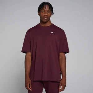 MP Rest Day Oversized T-Shirt til mænd – Deep Berry - Size XS