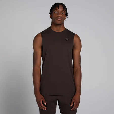 MP Rest Day Drop Armhole Tank Top til mænd – Coffee