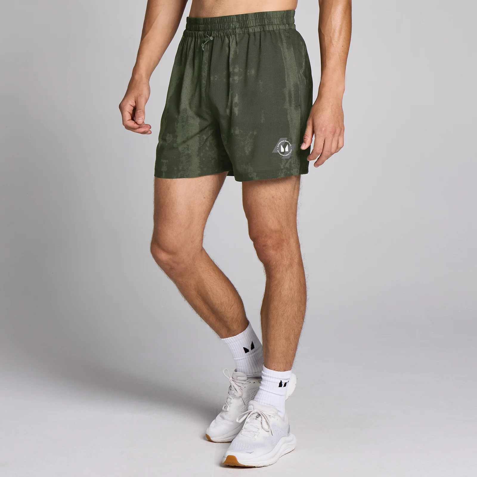 MP Tempo Mesh 5" shorts til mænd – Dark Olive - XS Billede 1
