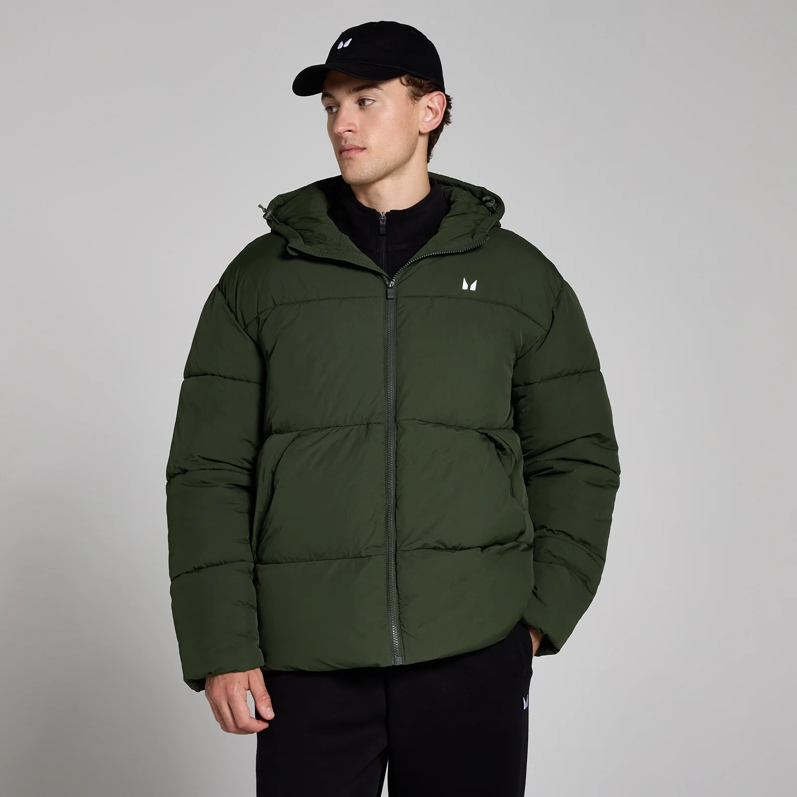 MP Short Puffer til mænd – Forrest Green - XS Billede 1