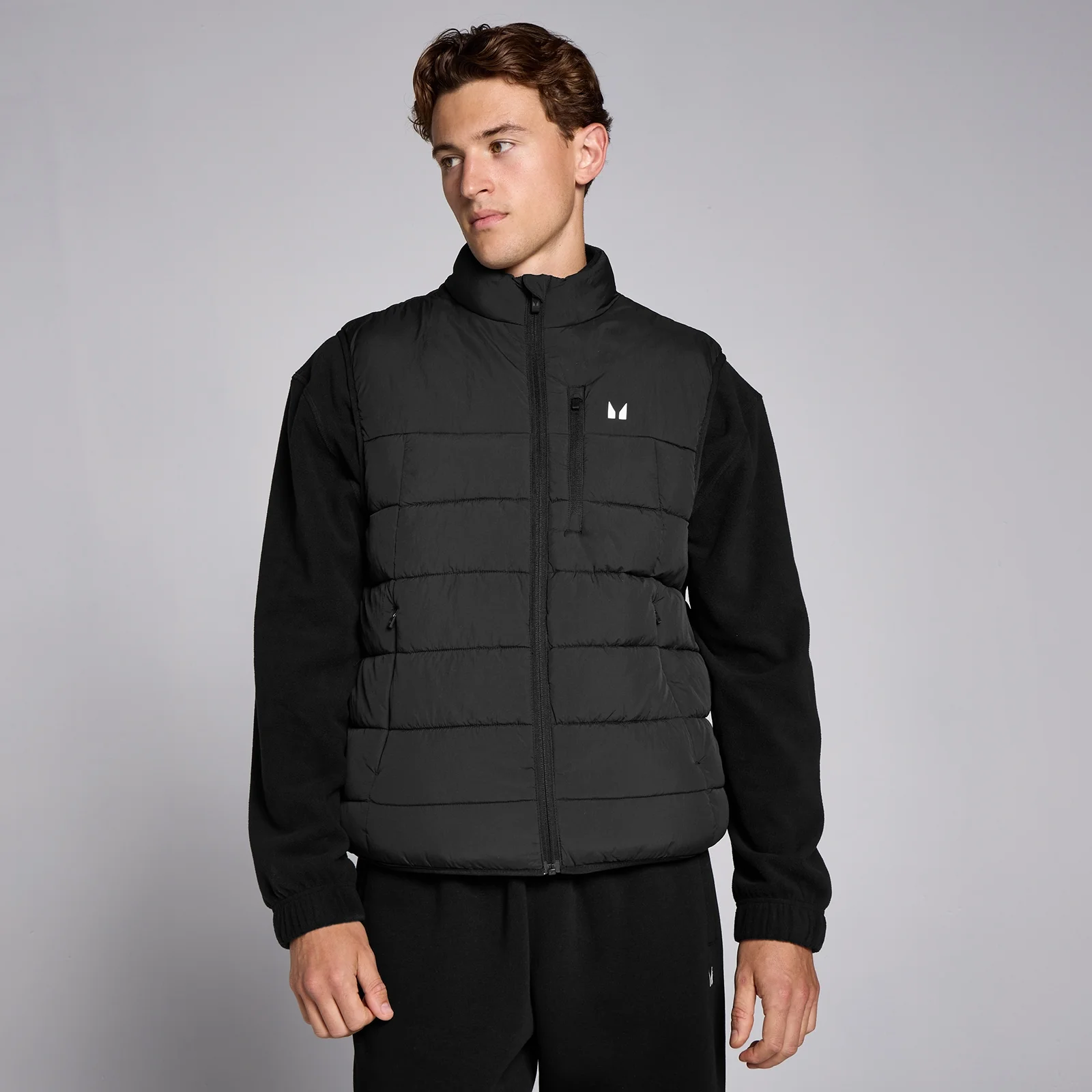 MP Light Padded Gilet til mænd – Sort - M Billede 1