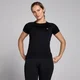 MP Shape Seamless Short Sleeve Crop Top til kvinder – Sort