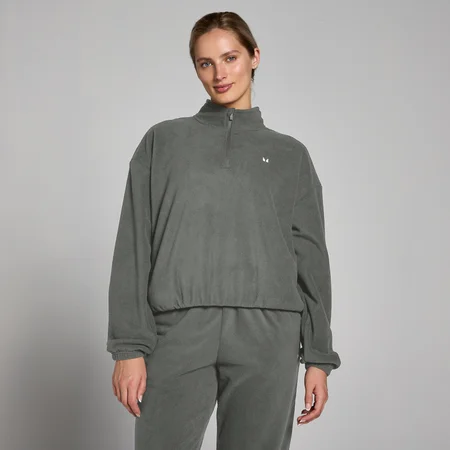 MP Funnel Neck 1/4 Zip Fleece til kvinder – Gunmetal
