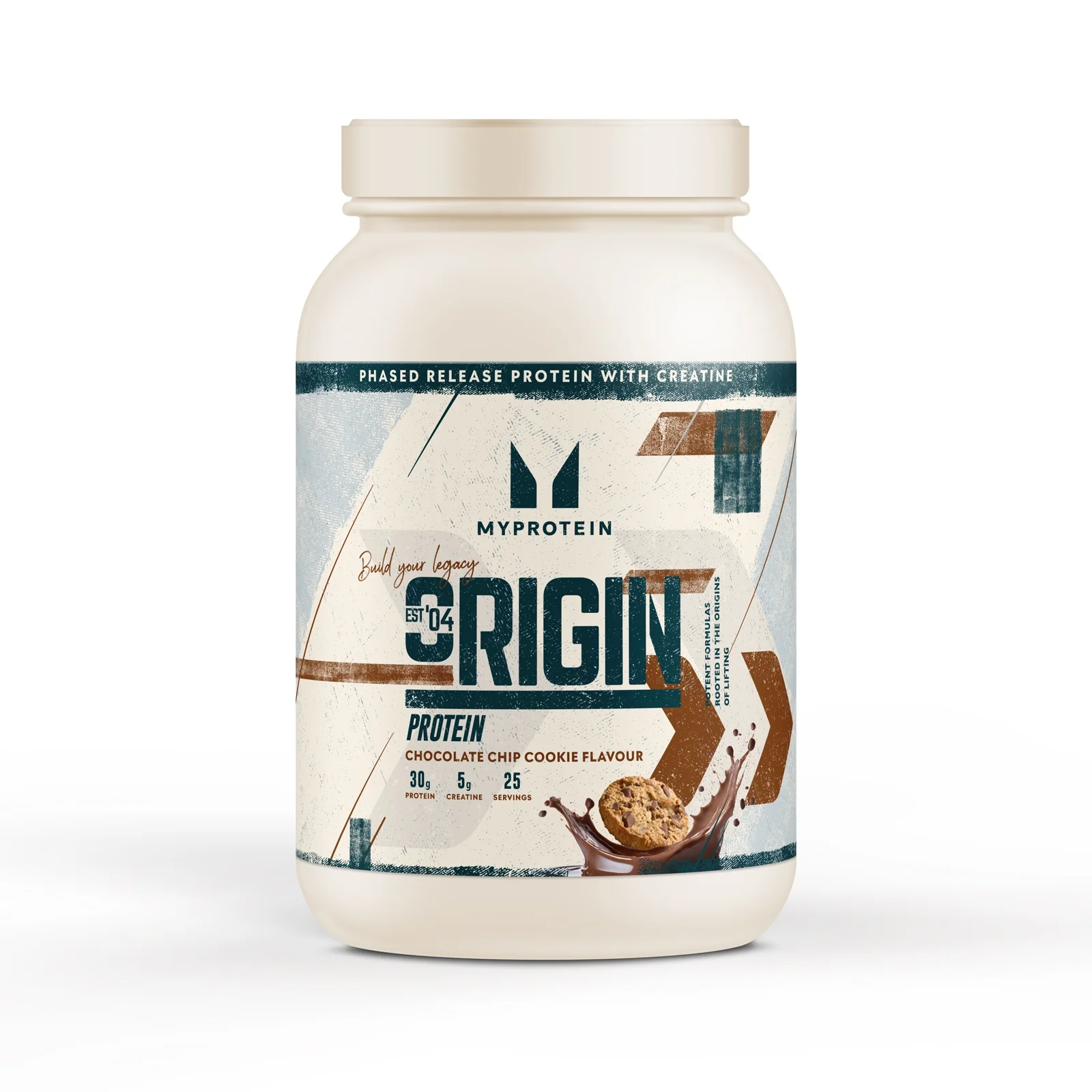 Origin Protein med kreatin - 25servings - Chocolate Chip Cookie Billede 1