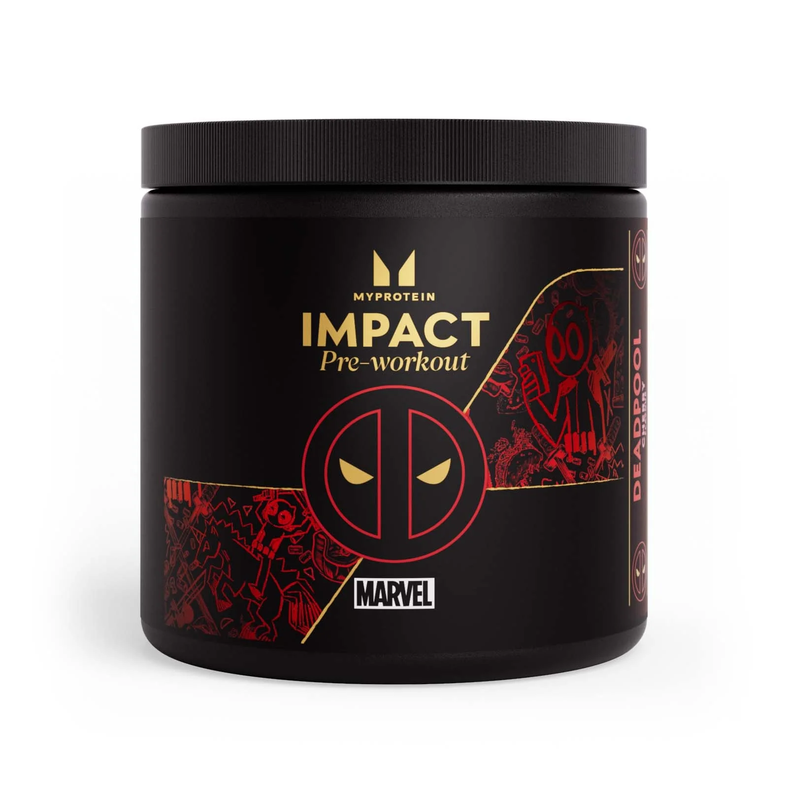 Impact Pre-Workout – Deadpool - 40servings - Kirsebær Billede 1