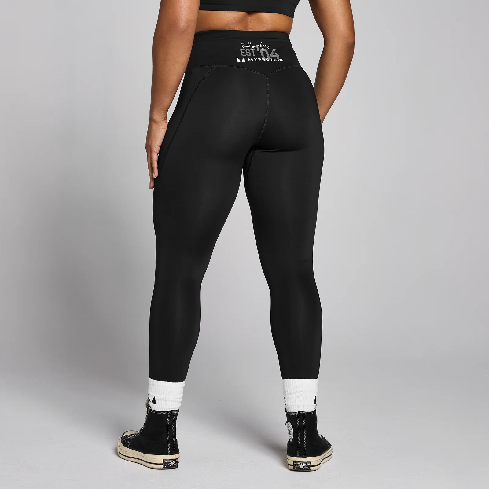 MP Origin Graphic Training Leggings til kvinder – Sort - XS Billede 1
