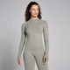 MP Lifestyle Waffle Seamless Long Sleeve Top til kvinder – Clay