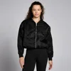 MP Lifestyle Nylon Bomber Jacket til kvinder – Sort