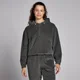 MP Lifestyle Corduroy 1/4 Zip Hoodie til kvinder – Gunmetal