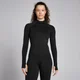MP Lifestyle Waffle Seamless Long Sleeve Top til kvinder – Black