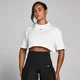 MP Origin Crop Graphic T-Shirt til kvinder – Hvid
