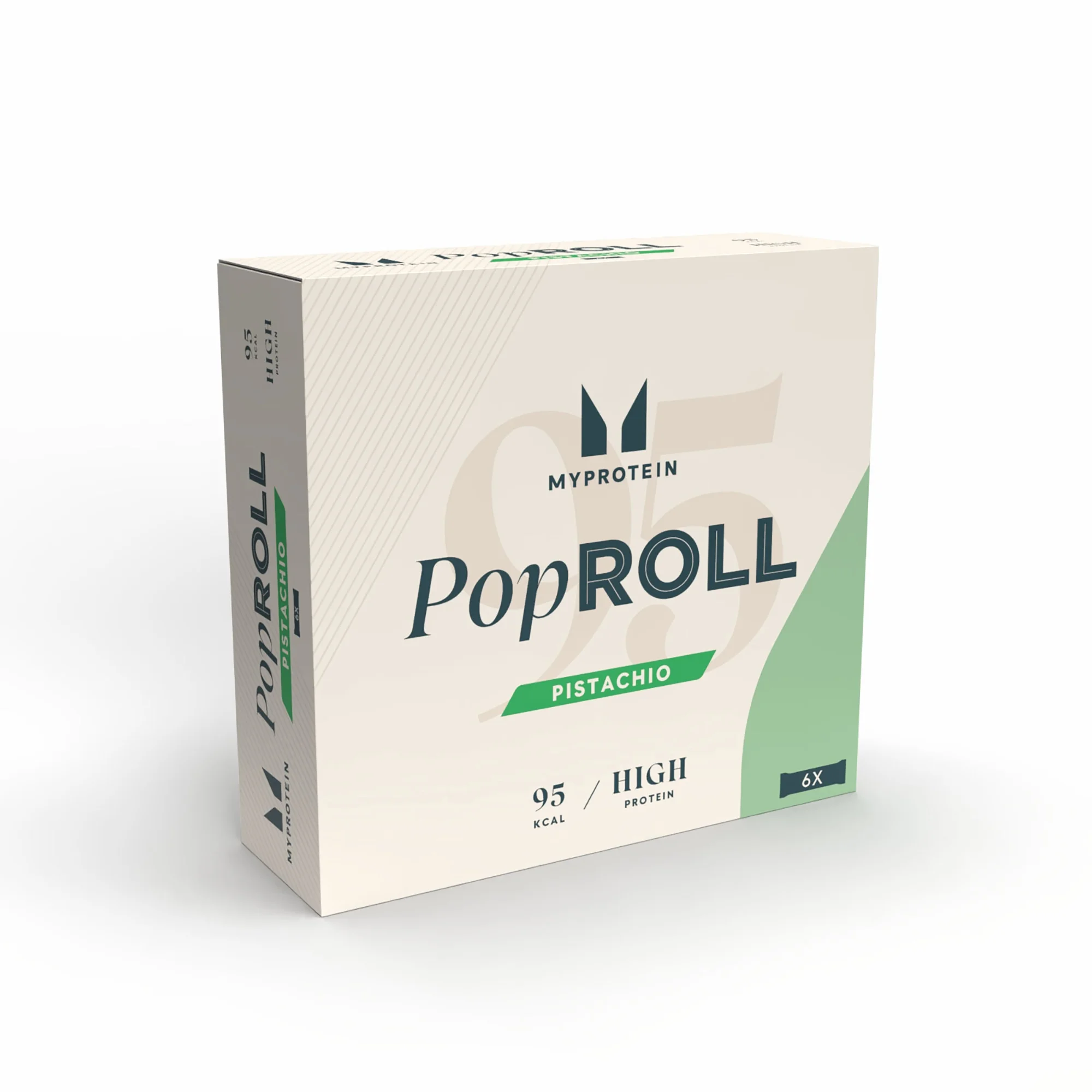 Pop Rolls - 6 x 27g - Pistacie Billede 1