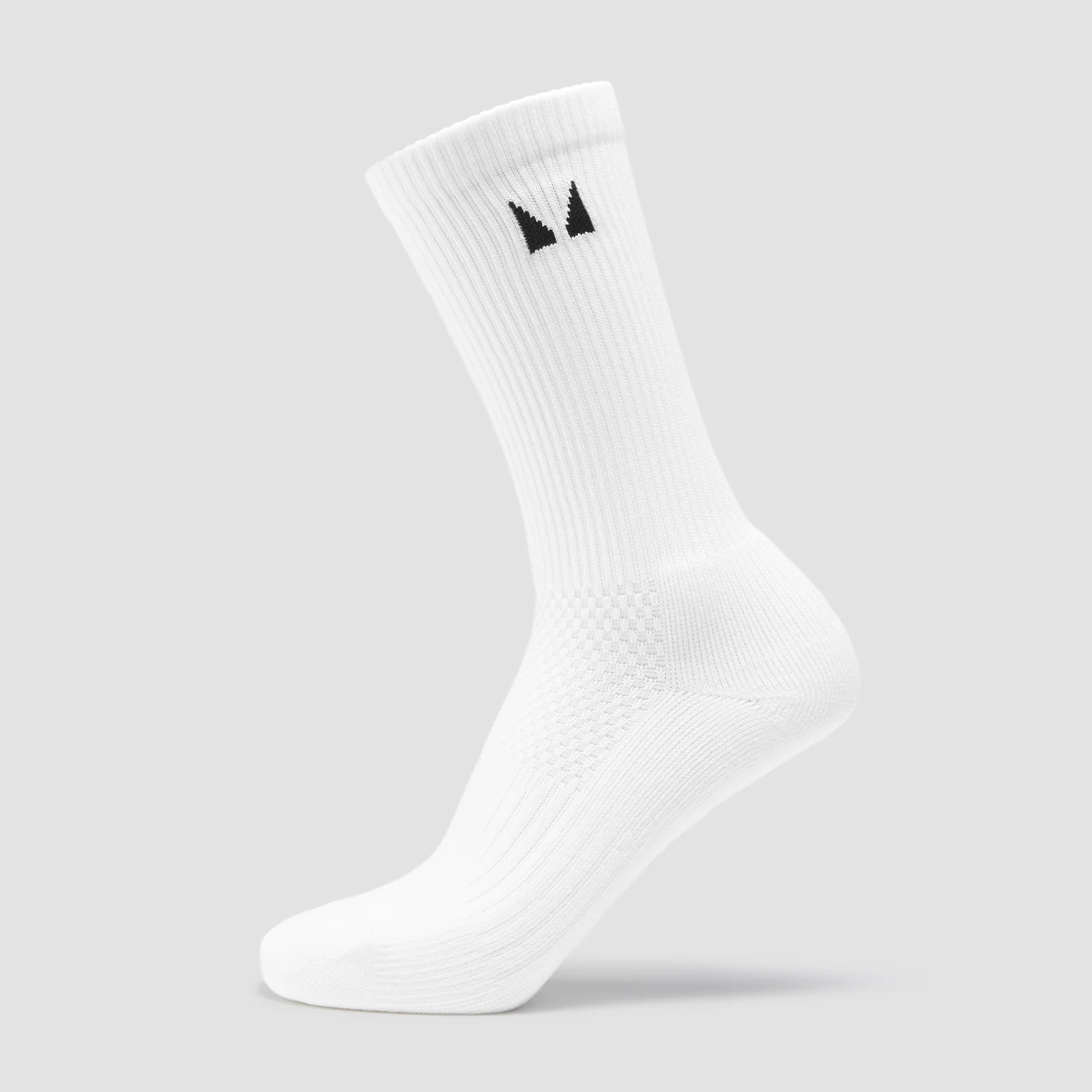 MP Running Socks - White - UK 9-11 Billede 1