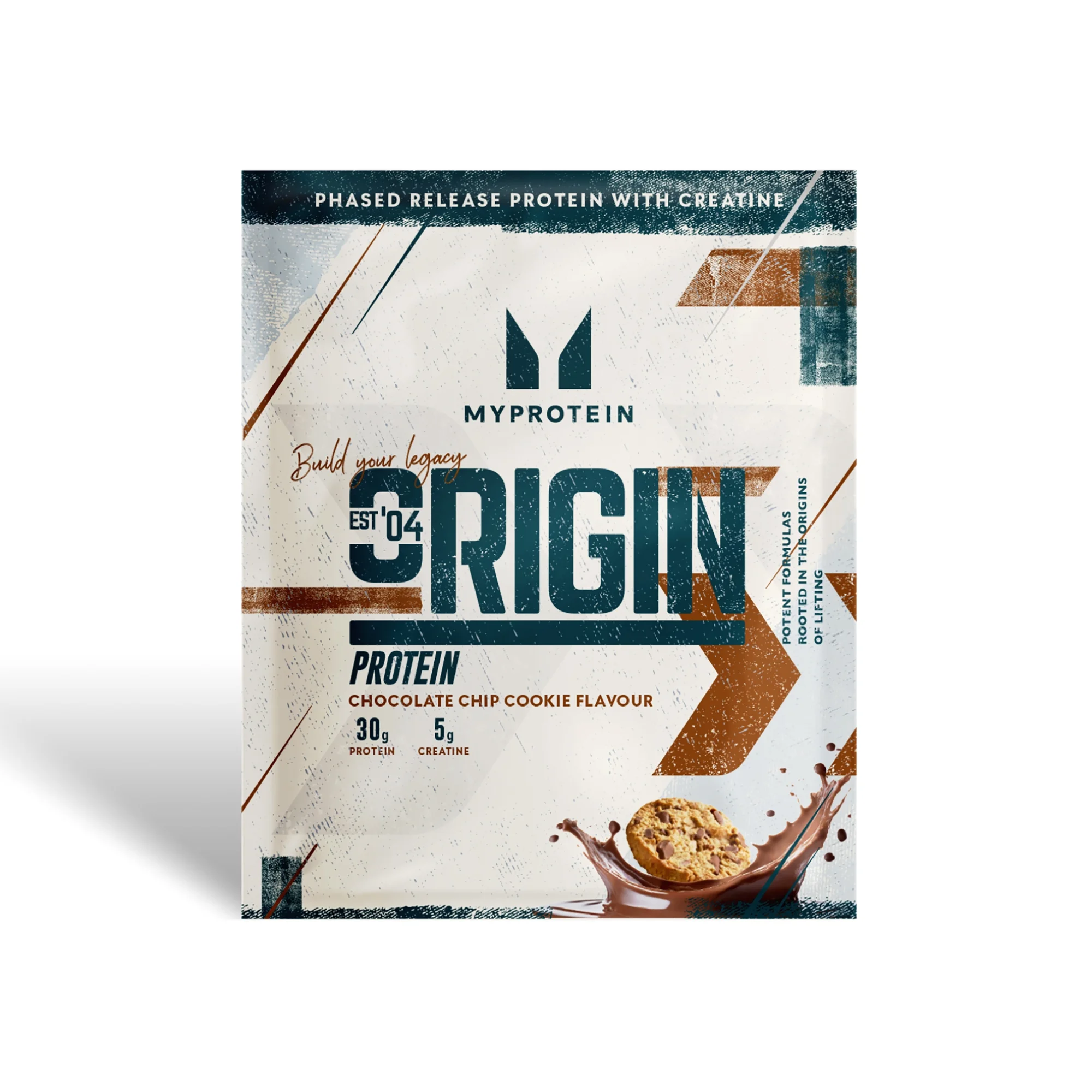 Origin Protein, with Creatine (Sample) - 1servings - Chocolate Chip Cookie Billede 1
