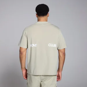 MP Tempo Graphic Oversized T-Shirt til mænd – Salt Grey - Size XS