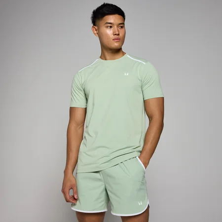 MP Tempo Binding T-Shirt til mænd – Frost Green