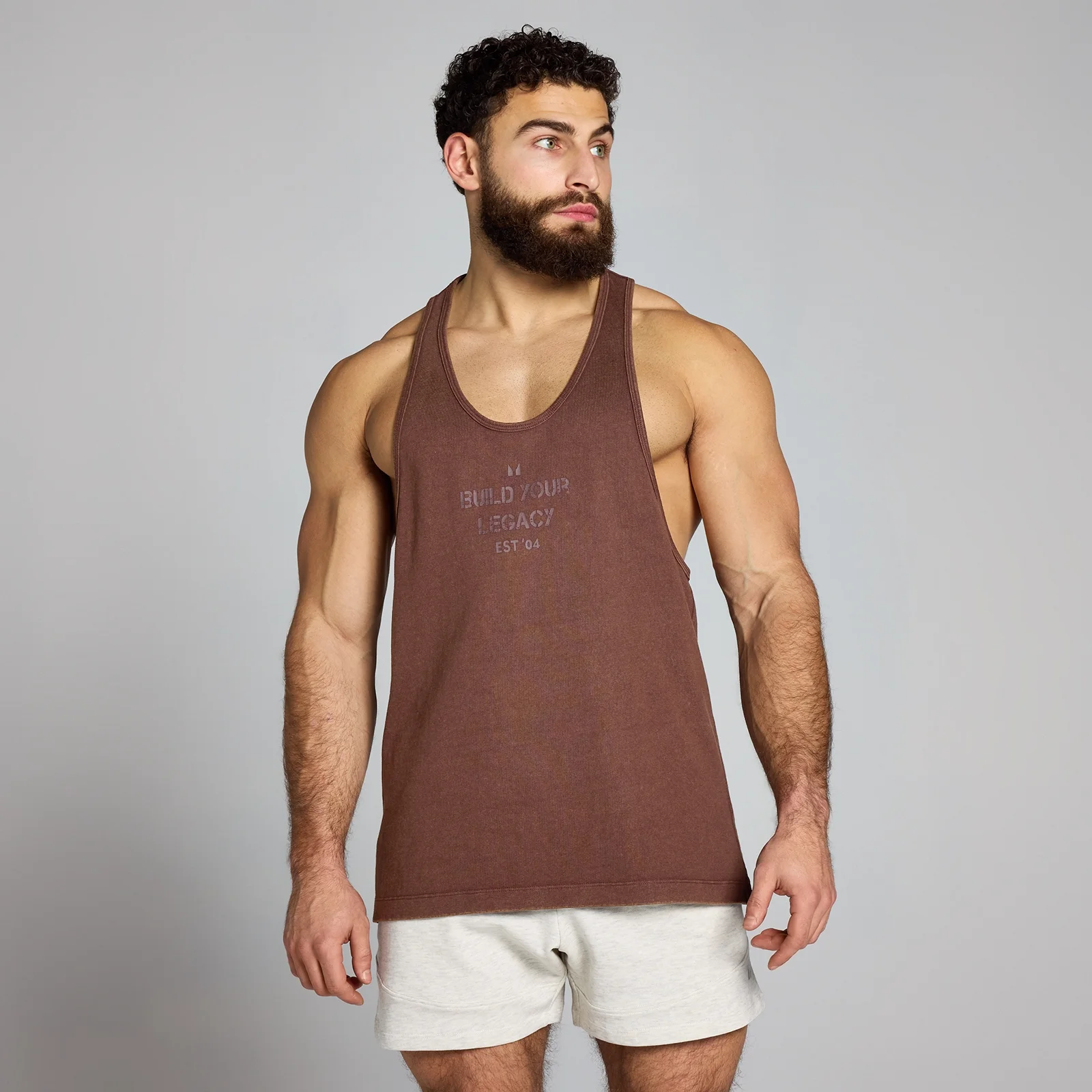 MP Origin Washed Graphic Stringer til mænd − Penny - XS Billede 1