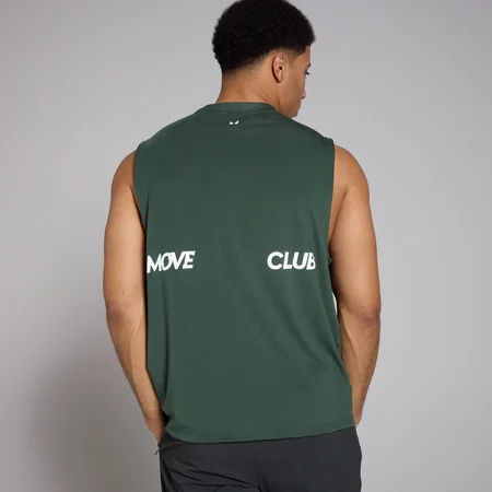 MP Tempo Graphic Oversized Tank til mænd – Deep Green