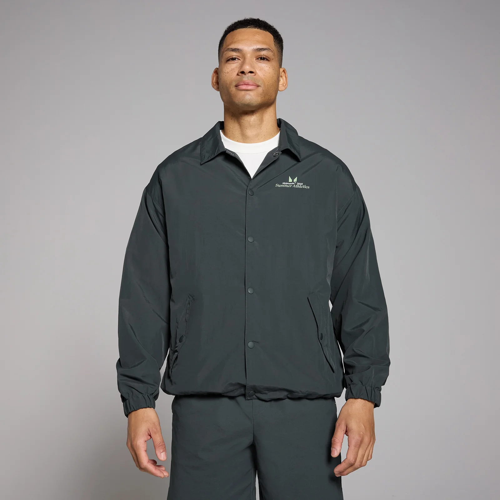 MP Men's Lifestyle Woven Jacket − Washed Black - XS Billede 1