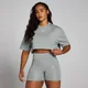 MP Origin Super Crop Graphic T-Shirt til kvinder – Fossil Grey