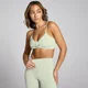 MP Lifestyle Twist Front Sports Bra til kvinder − Mineral Green
