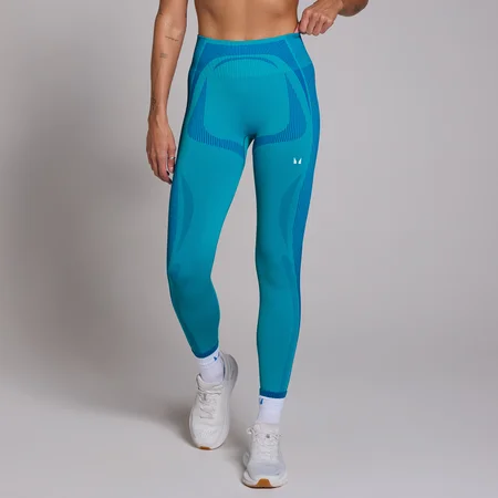 MP Tempo Seamless Hybrid Leggings til kvinder – Ocean Blue