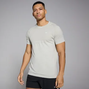 MP Seamless Short Sleeve T-Shirt til mænd – Sky Grey Marl - Size XS