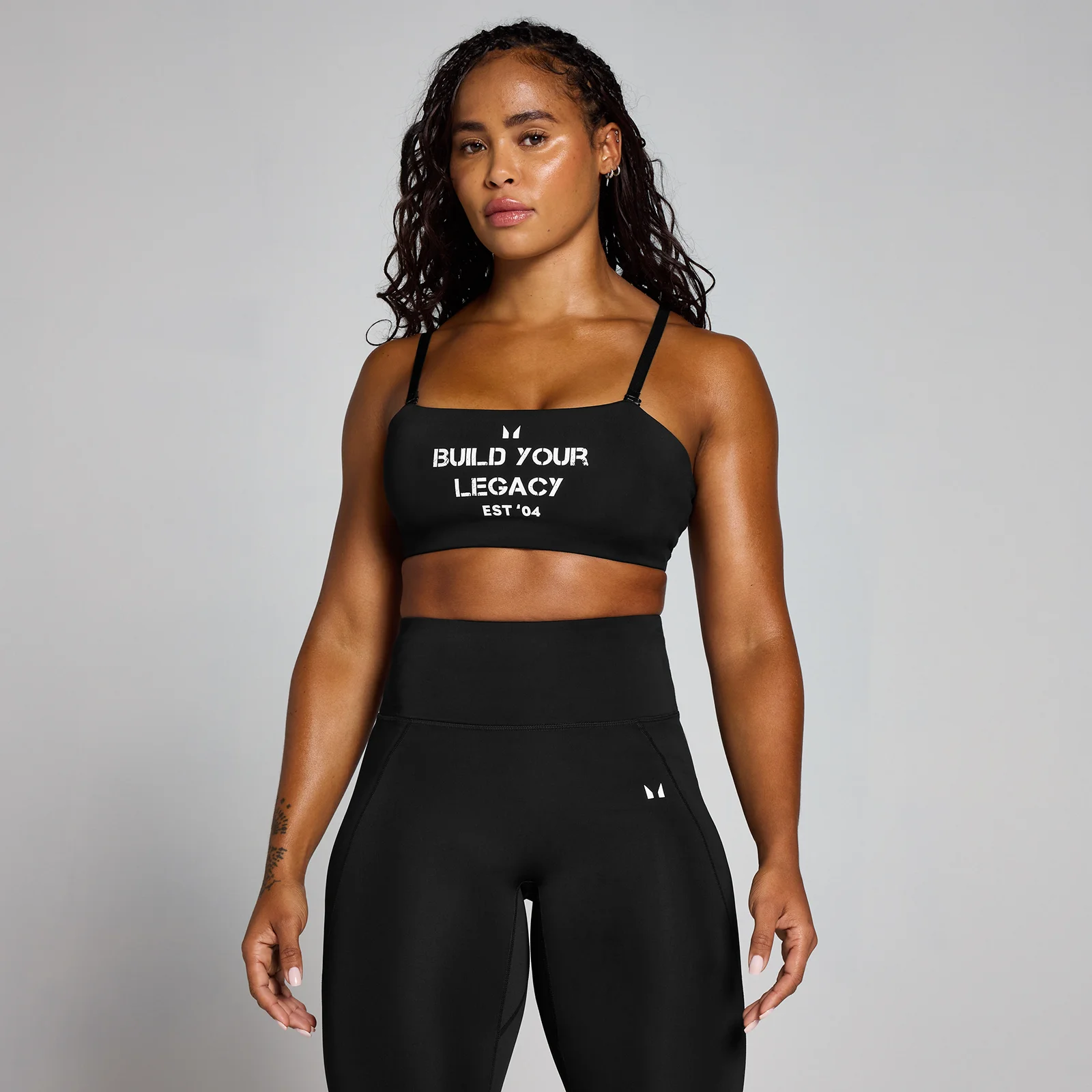 MP Origin Graphic Training Sports Bra til kvinder – Sort - S Billede 1