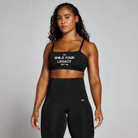 MP Origin Graphic Training Sports Bra til kvinder – Sort