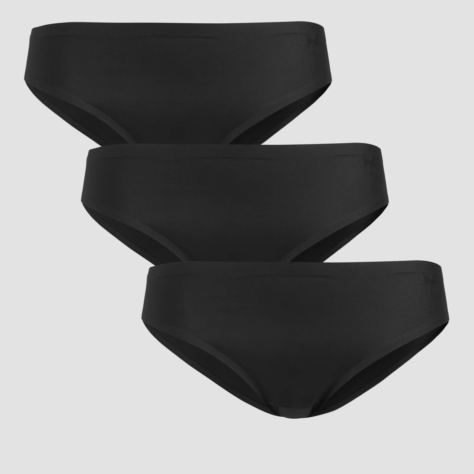 MP Women's Mid Rise No VPL Bikini Brief (3 Pack) - Black - M Billede 1