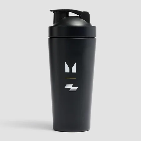 Myprotein Hyrox Recycled Metal Shaker – Sort