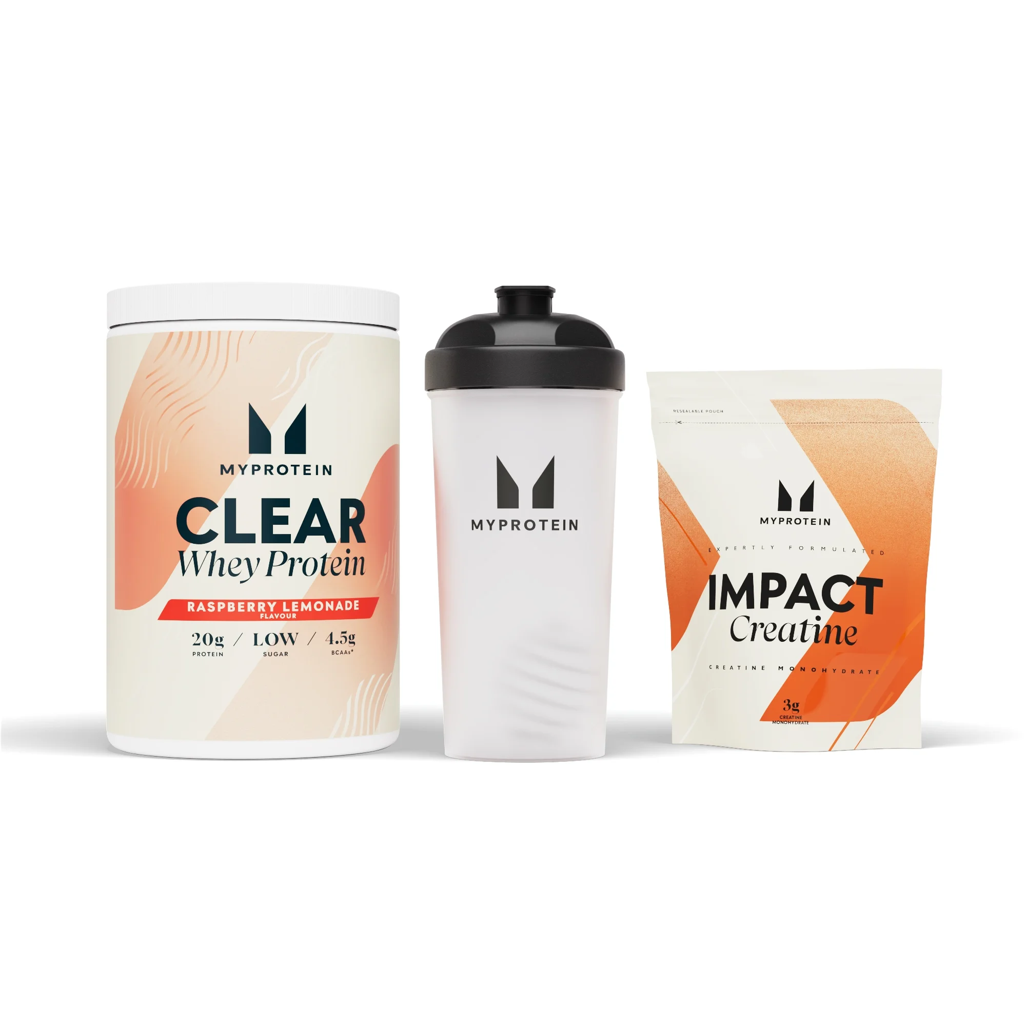 Clear Performance-pakke - Hindbær Lemonade - Unflavoured Billede 1