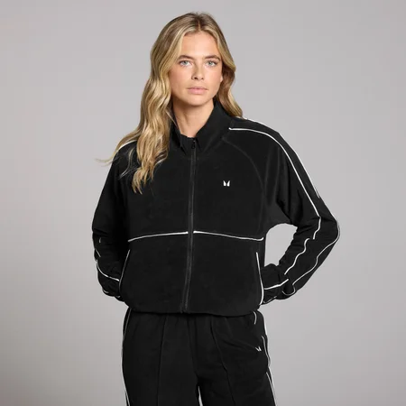MP Lifestyle Towelling Tracksuit Jacket til kvinder − Sort