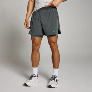 MP Velocity 5-Inch 2 in 1 Shorts til mænd − Mørkegrå - Size XS