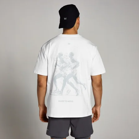 MP Velocity Ultra Jogging Graphic T-Shirt – Hvid