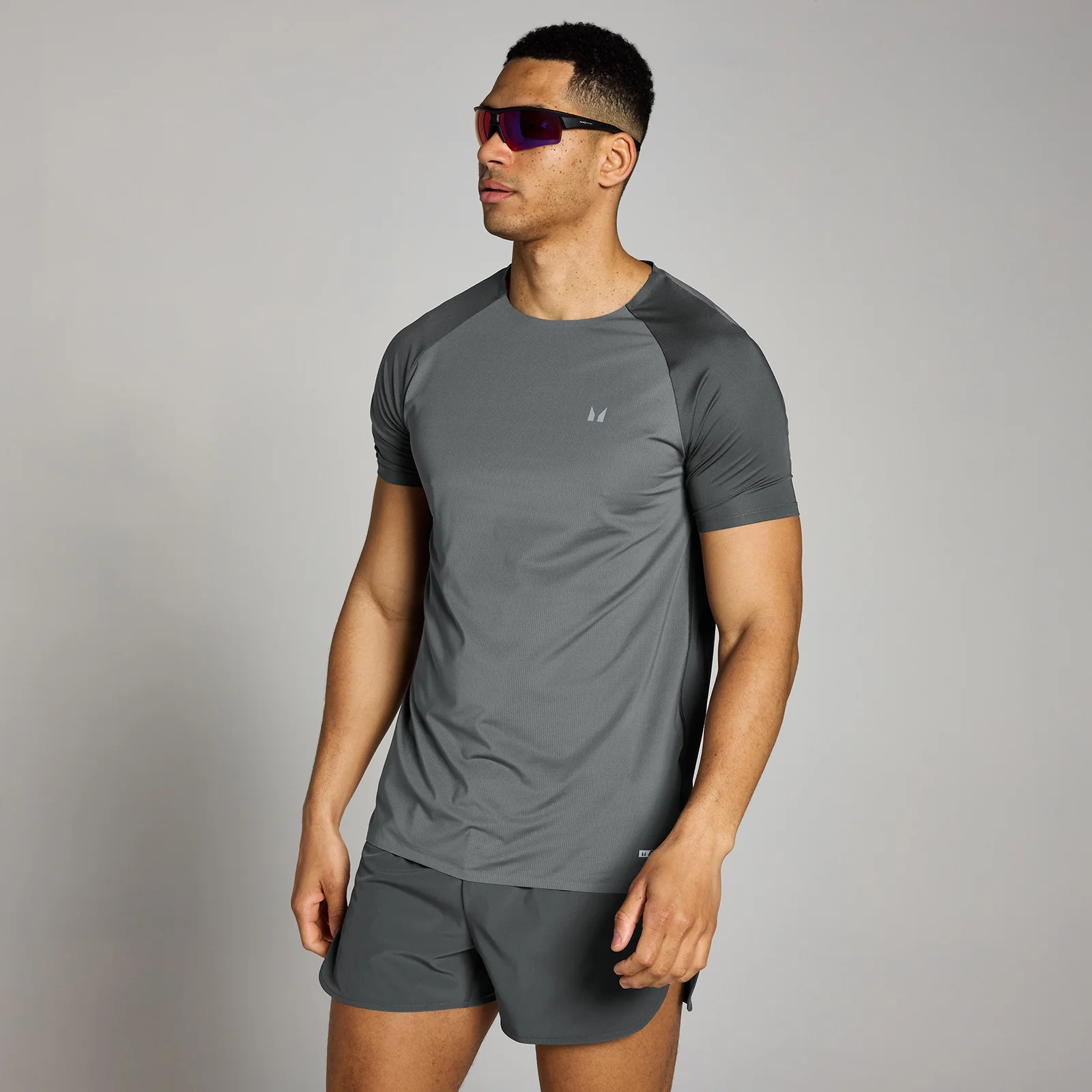 MP Velocity mesh t-shirt til mænd – Mørkegrå - XS Billede 1