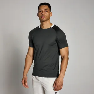 MP Tempo Gridded Training Shirt til mænd − Washed Black - Size XS