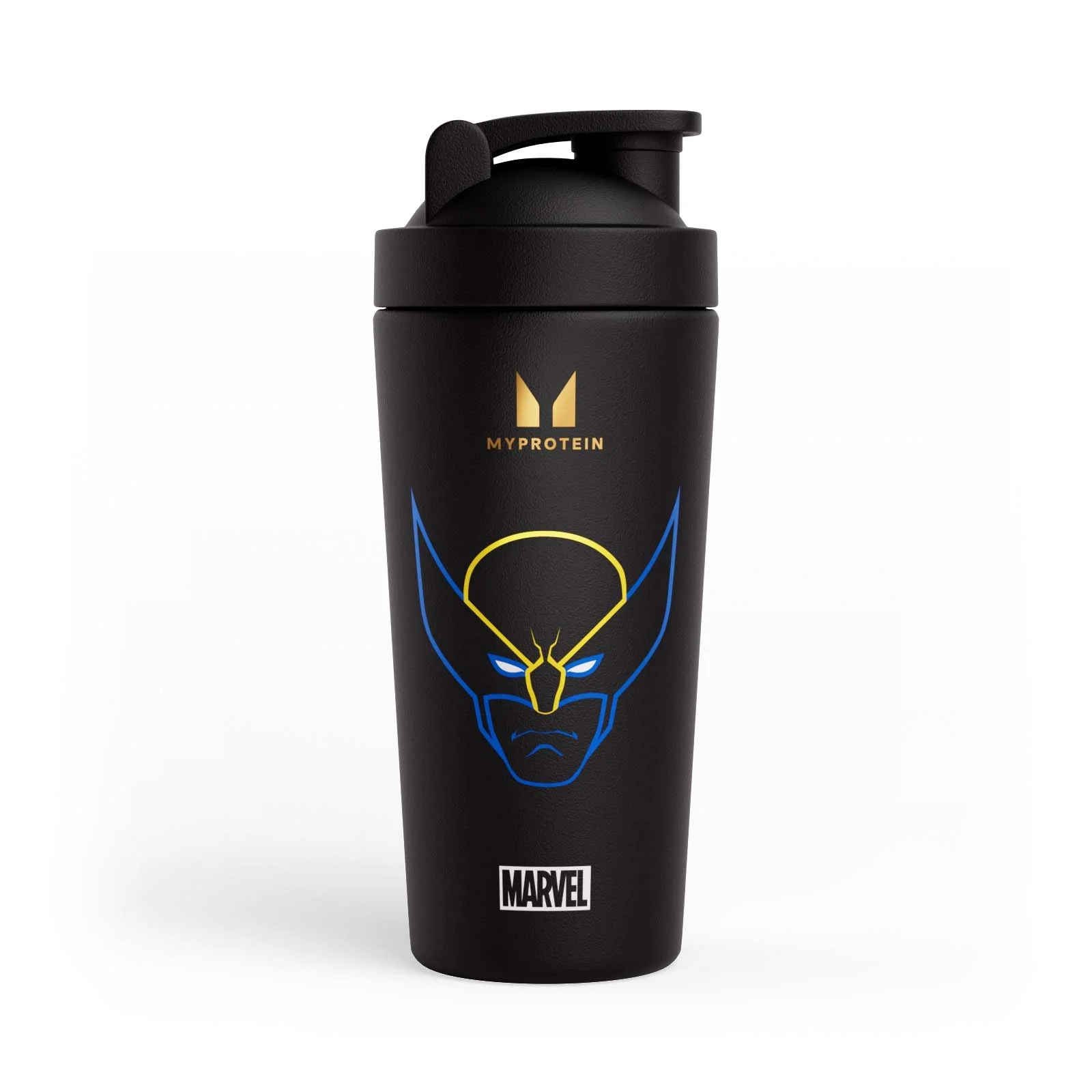 Myprotein Wolverine Recycled Metal Shaker – Sort Billede 1