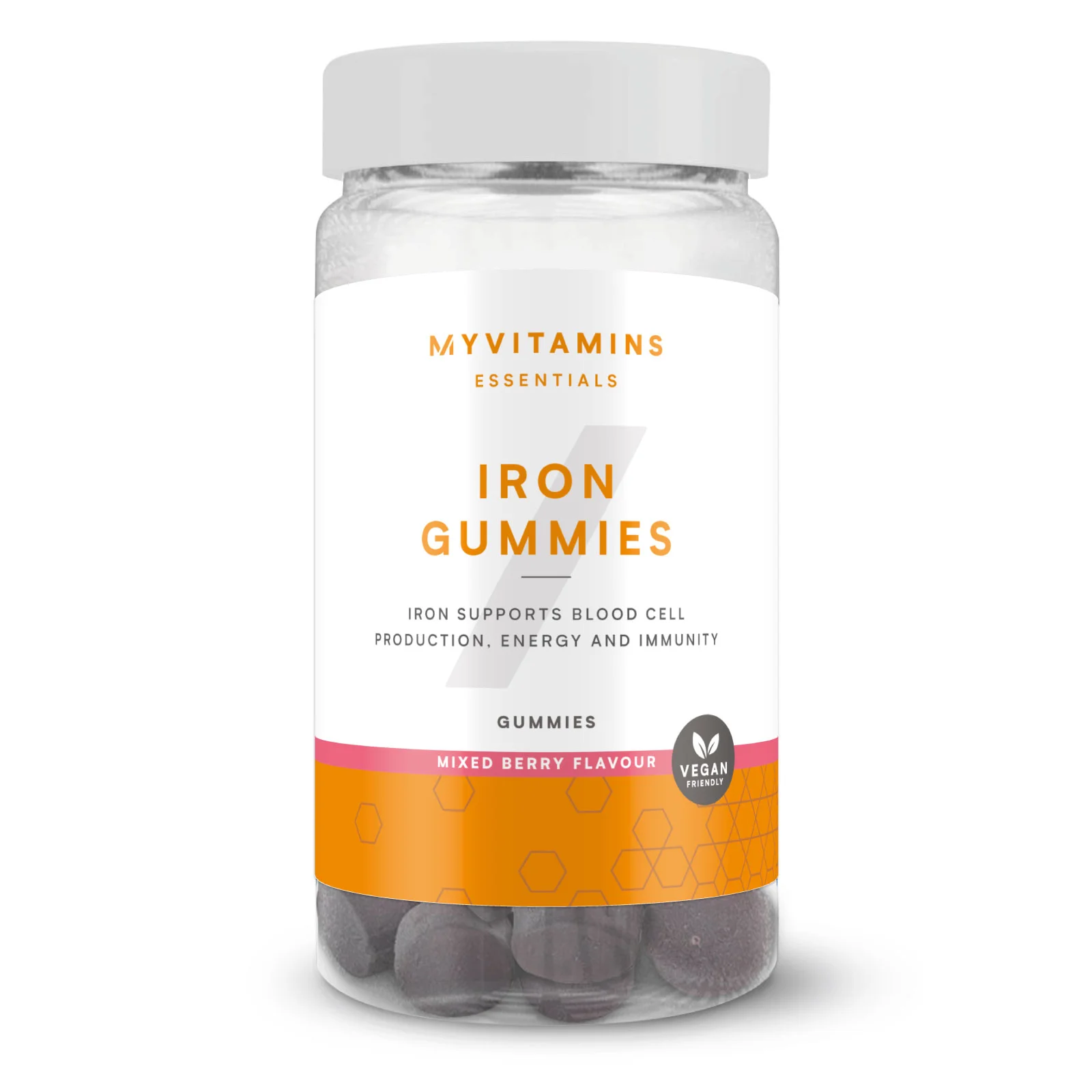 Iron Gummies - 30servings - Mixed Berry Billede 1