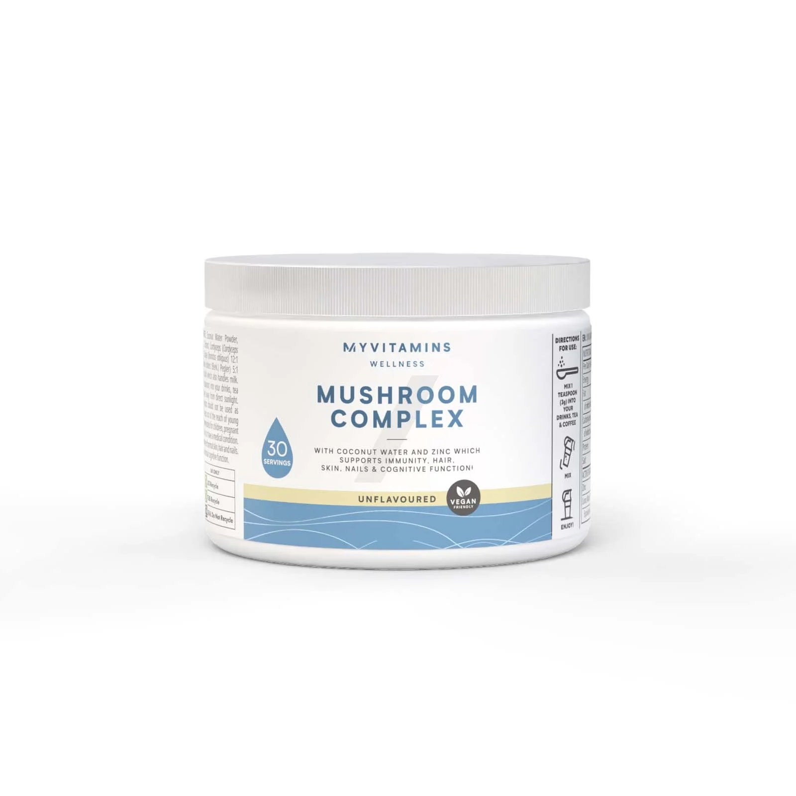 Mushroom Complex Powder - 30servings - Uden smag Billede 1