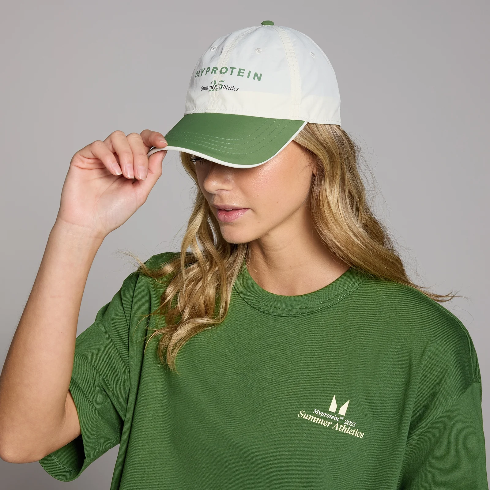 MP Graphic Cap − Retro White Billede 1