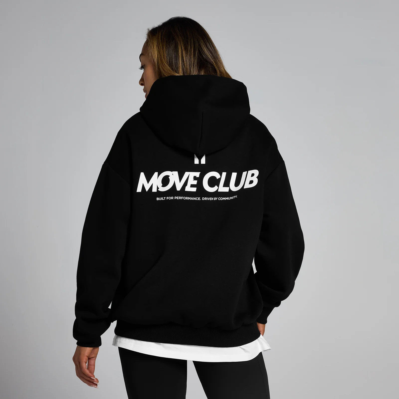 MP Unisex Move Club Hoodie − Sort - XXL-XXXL Billede 1