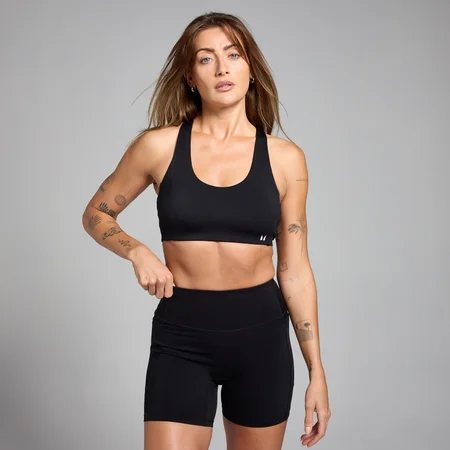 MP Active Cross Back Adjustable Bra til kvinder – Sort