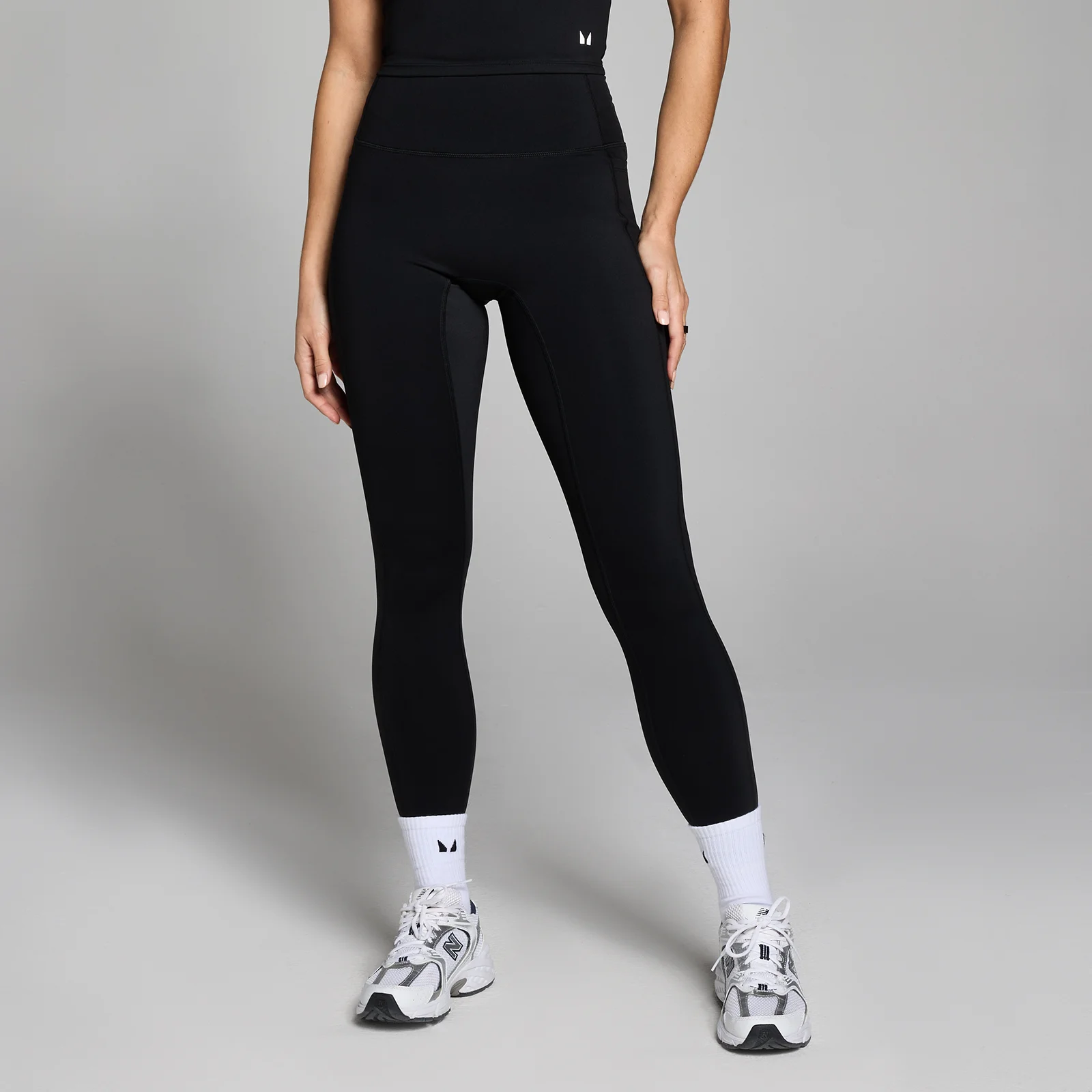 MP Dame Active Leggings med Lommer - Sort - S Billede 1