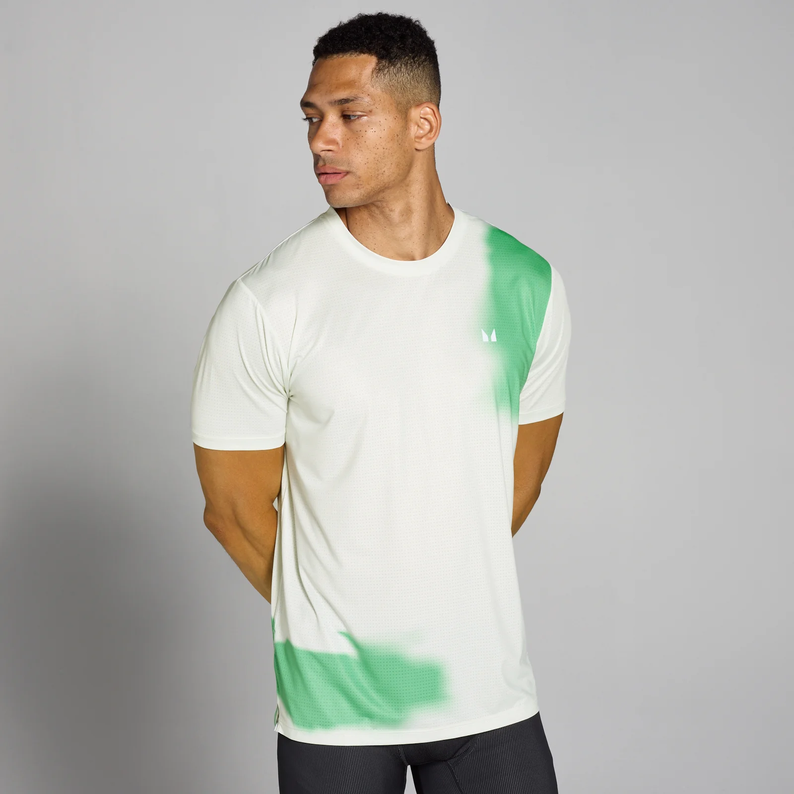 MP Velocity Mesh Print T-Shirt til mænd – Misty Green - XL Billede 1